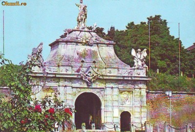 S-1878 Alba Iulia Poarta a3a a cetatii Circulata foto