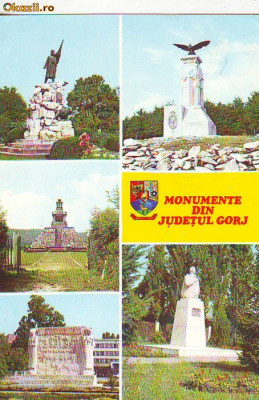 S-1405 Monumente din Jud Gorj Circulata foto