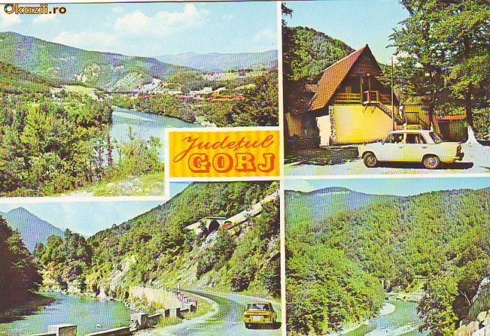 S-1404 Jud Gorj Defileul Jiului Necirculata S-1404 Jud Gorj Defileul Jiului Necirculata