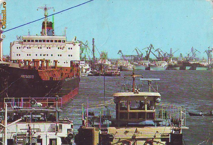 S-1445 Galati Nave pe Dunare Circulata S-1445 Galati Nave pe Dunare Circulata