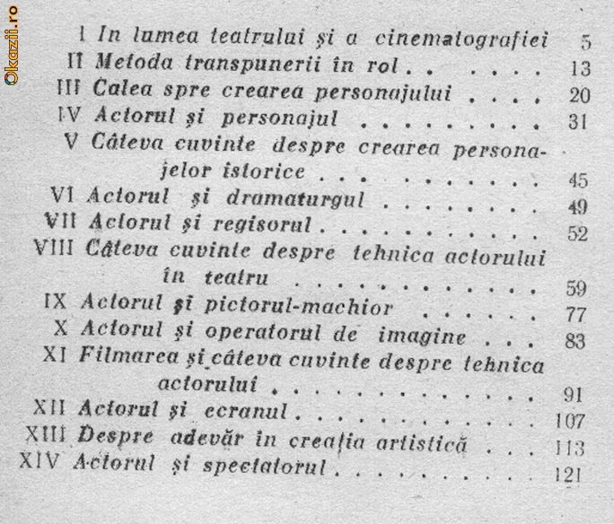 N Cercasov - Din insemnarile unui actor
