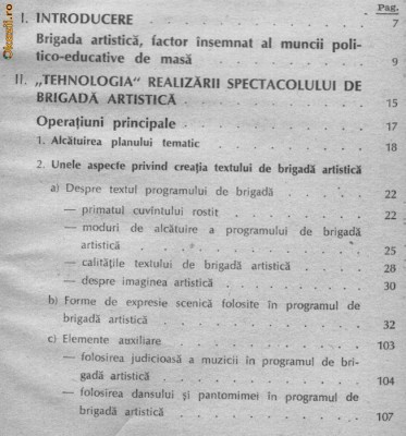 Scurt indreptar al instructorului de brigada artistica foto