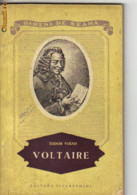 Tudor Vianu - Voltaire foto