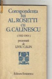 Corespondenta lui Al Rosetti cu G Calinescu ( 1932 - 1964 )