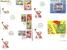 FDC Jocurile Olimpice de Vara Barcelona,1992,colite si marci