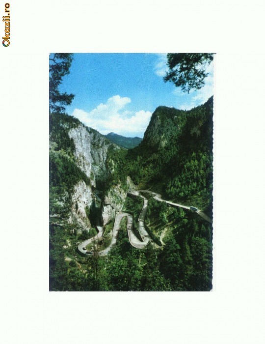 CP171-13 Cheile Bicazului -circulata 1968 CP171-13 Cheile Bicazului -circulata 1968
