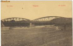 CFL 1912 ilustrata Fagaras podul peste Olt cliseu crem foto