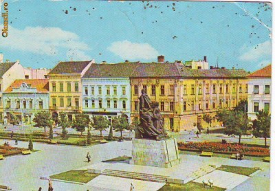 S-1968 Arad Piata Avram Iancu Circulata foto