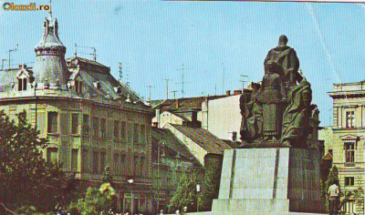 S-1965 Arad Piata Avram Iancu Circulata foto