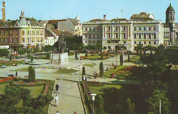 S-1966 Arad Piata Avram Iancu Necirculata