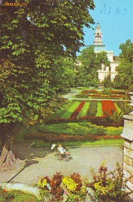 S-1948 Arad Vedere din parc Circulata foto