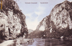 Ok-0106- Romania, Orsova, carte postala circulata 1914: Cazane foto