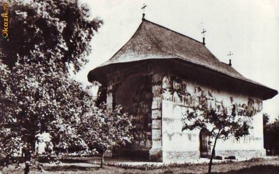 S 1740 Biserica Arbore sec XVI Detaliu Necirculata foto