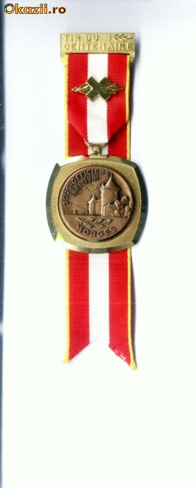 Medalie de tir-68 Sous-Officiers1881-1981-P.Kramer,Neuchatel