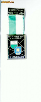 Medalie de tir-84 LAUSANNE 1993 - E. Rochat Le Landeron foto