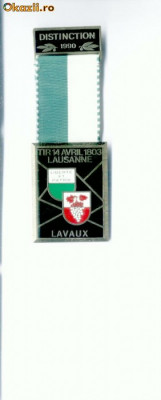 Medalie de tir-86 LAUSANNE 1990 - E. Rochat Le Landeron foto