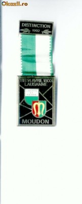 Medalie de tir-88 LAUSANNE 1992 - E. Rochat Le Landeron foto