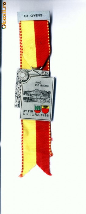 Medalie de tir-89 ST. OYENS - 1996 - Huguenin Le Locle
