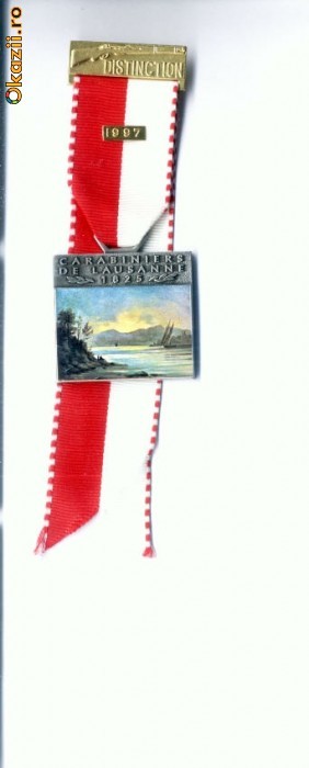 Medalie de tir-102 Carabiniers-1997 -Huguenin Le Locle