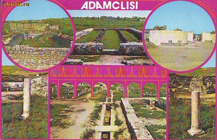 S 1659 Adamclisi Vestigii ale Cetatii Tropaeum Necirculata