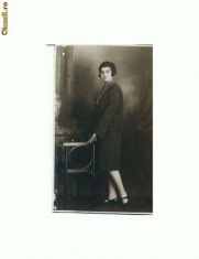 N FOTO 29 Tanara in studio de epoca-antebelica -Julietta, Braila