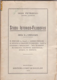 Ioan Petrovici / Studii istorico-filosofice (editie 1929)