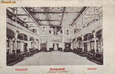 Ok-0170- Romania, Baile Herculane, carte postala circulata 1910: Sala tratamente foto
