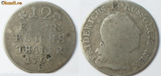 Prusia 1/12 thaler 1764 B foto