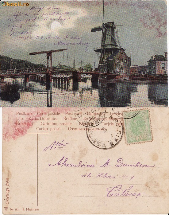 Olanda-Haarlem-Portul,Mori de vant Olanda-Haarlem-Portul,Mori de vant