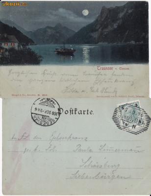 Austria-Traunsee,vapor -clasica foto