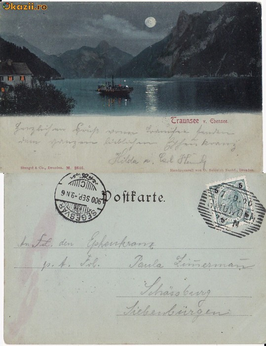 Austria-Traunsee,vapor -clasica
