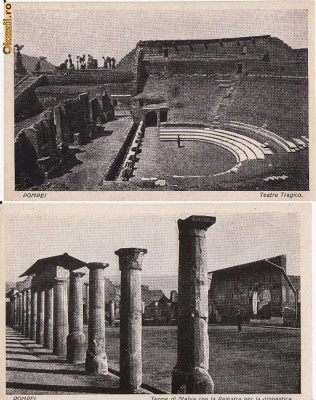 Italia- 6 ilustrate istorice Pompei foto