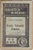 Camille Flammarion / Eruptia Vulcanului Krakatoa (ed.1909,Bibl.Minervei)