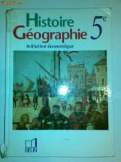 HISTOIRE GEOGRAPHIE -initiation economique foto