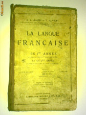 LA LANGUE FRANCAISE EN 4 ANNE ET 5 ANNE LEAUTEY ET ALESSEANO foto