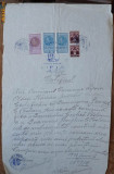 Certificat semnat de primarul com. Lipia , jud. Bacau , 1933