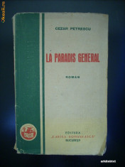 Cezar Petrescu - LA PARADIS GENERAL - 1930 foto