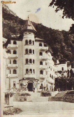 R 6634 Rep Pop Romana Baile Herculane Sanatoriul Balnear foto
