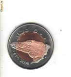 Bnk mnd Darfur 500 dinari 2008 unc , fauna , bimetal, Africa