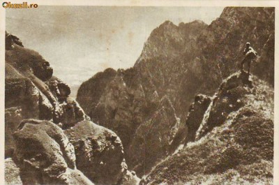 6654 Rep Pop Romana Mtii Bucegi Valea Jepilor Necirculata foto