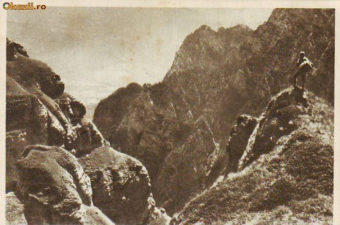 6654 Rep Pop Romana Mtii Bucegi Valea Jepilor Necirculata