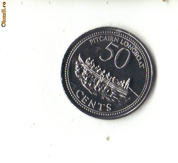 bnk mnd Pitcairn Island 50 cents 2010 unc bnk mnd Pitcairn Island 50 cents 2010 unc