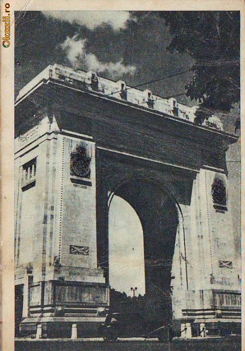 6666 Rep Pop Romana Bucuresti Arcul de Triumf Circulata 6666 Rep Pop Romana Bucuresti Arcul de Triumf Circulata