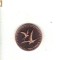 bnk mnd Gough Island 2 pence 2009 unc , pasare