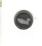 bnk mnd Gough Island 10 pence 2009 unc , pasari