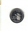 Bnk mnd Niue 20 centi 2009 unc , fauna marina, Australia si Oceania