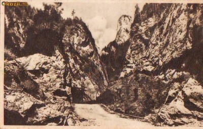 R 6683 Rep Pop Romana Drumul in Cheile Bicazului foto