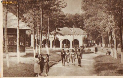 R 6728 Rep Pop Romana Lipova Vedere din parc Circulata foto