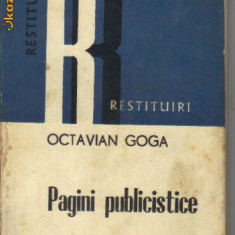 Octavian Goga - Pagini publicistice