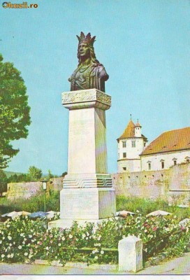 S 2592 Fagaras Statuia Dnei Stanca Circulata foto